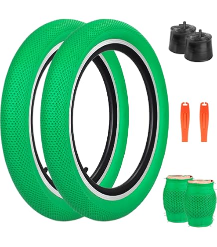 Amazon | BALINGE 20 x 2.4インチ 自転車タイヤ ブルー BMX タイヤ 20
